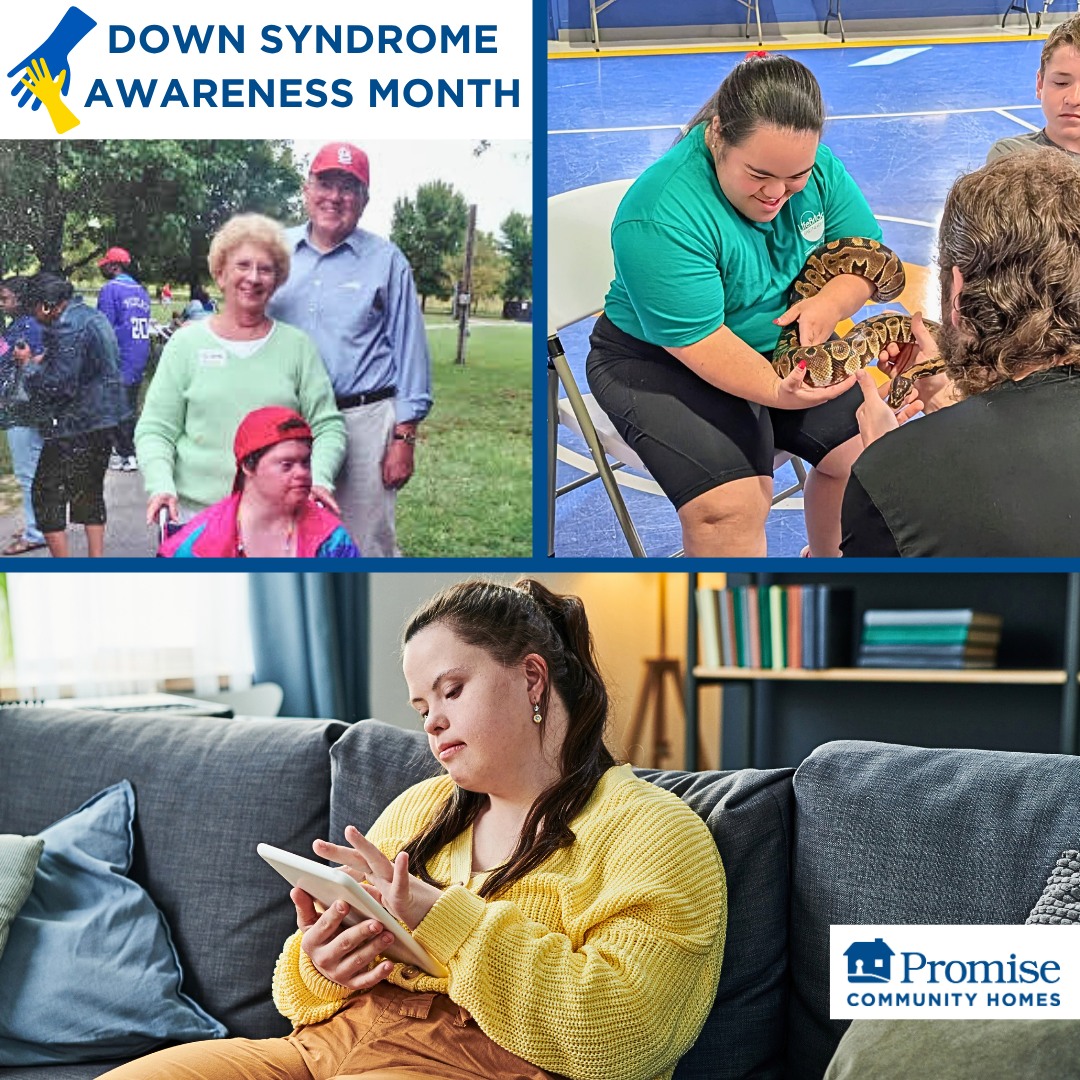 💙💛 𝐎𝐜𝐭𝐨𝐛𝐞𝐫 𝐢𝐬 𝐃𝐨𝐰𝐧 𝐒𝐲𝐧𝐝𝐫𝐨𝐦𝐞 𝐀𝐰𝐚𝐫𝐞𝐧𝐞𝐬𝐬 𝐌𝐨𝐧𝐭𝐡! 💙💛
According to the @ndssorg, about 1 in every 775 babies is born with Down syndrome in the U.S.—around 350,000 Americans today. Life expectancy has risen dramatically in recent decades, and that’s worth celebrating! 🎉
When 𝐏𝐂𝐇 began in 1967, the average life expectancy for someone with Down syndrome was only 10–15 years. Even by the 1980s, it was about 25 years. 𝐓𝐨𝐝𝐚𝐲, 𝐦𝐚𝐧𝐲 𝐚𝐫𝐞 𝐥𝐢𝐯𝐢𝐧𝐠 𝐭𝐨 𝐬𝐢𝐱𝐭𝐲 𝐚𝐧𝐝 𝐛𝐞𝐲𝐨𝐧𝐝—and we’re proud to help make that possible by providing safe, inclusive, and comfortable homes for adults with Down syndrome and other 𝐈𝐃𝐃. 🏠💙💛
💛 Check out @dsagsl’s BELONGING exhibit and video—an inspiring celebration of inclusion.
 🔗 Visit the link in our bio or go to dsagsl.org/events/belonging
A huge thank you to @ndssorg and @dsagsl for helping individuals with Down syndrome thrive every day. 🎗️
#downsyndromeawarenessmonth #downsyndrome #dsastl #iddcommunity #disabilityawareness #foreverhome #accessiblehousing #affordablehousing #accessibilitymatters #pchstl #promisecommunityhomes #inclusionmatters #communityimpact #downsyndromelove #stlouis #belonging