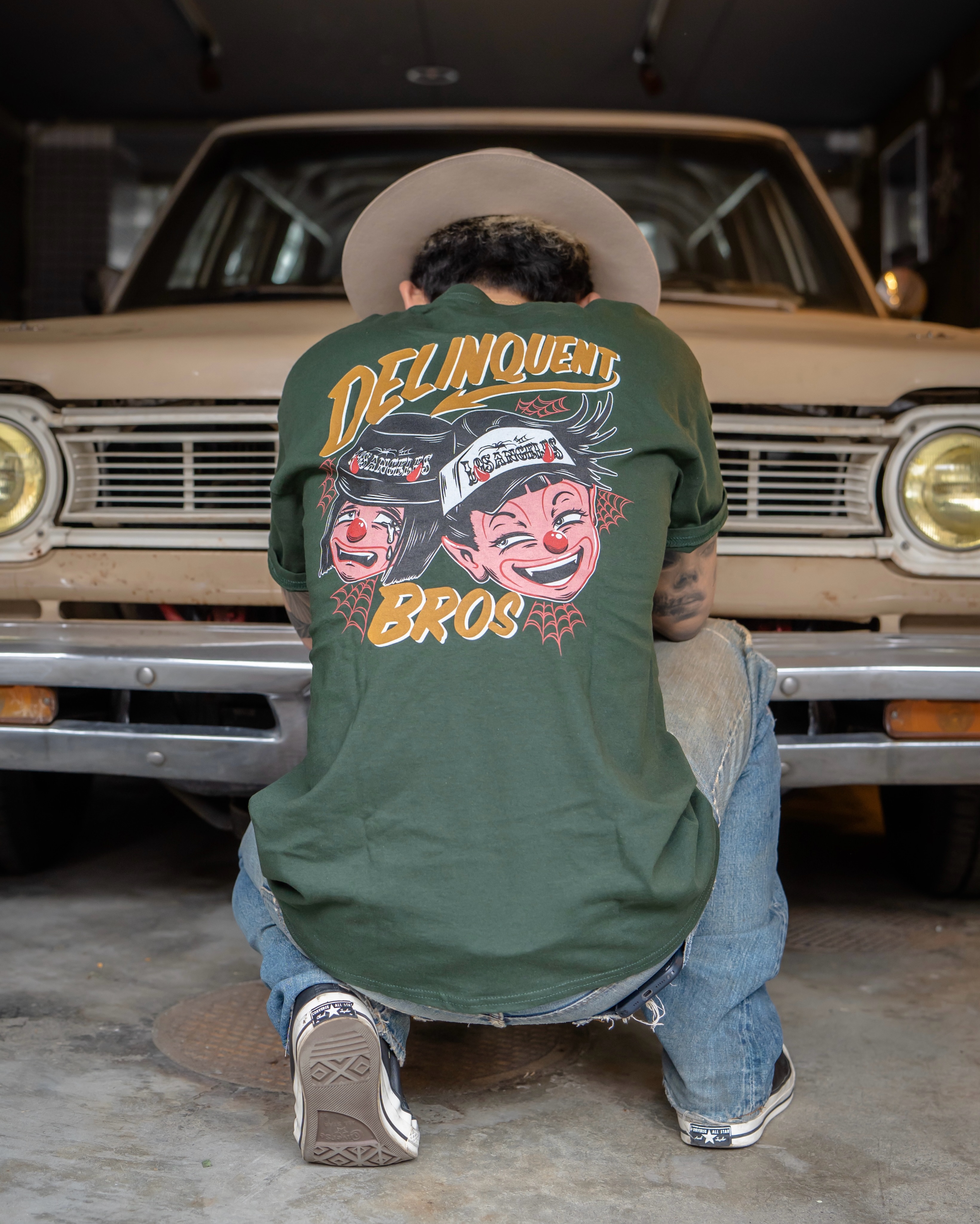 【Delinquent Bros JAPAN Styling📸】Good times,Bad times Tee GREEN.Model : @ajito_by_popo
Support : @ajito_hair_works⬛︎ 営業時間 : 11:00~19:00
⬛︎ 北海道札幌市白石区北郷9条7丁目10-2
⬛︎ 駐車場有
⬛︎ 定休日はInstagram固定投稿にてご確認下さい。#delinquentbros
#デリンクエントブロス
#デリンクエント
#非行兄弟
#札幌